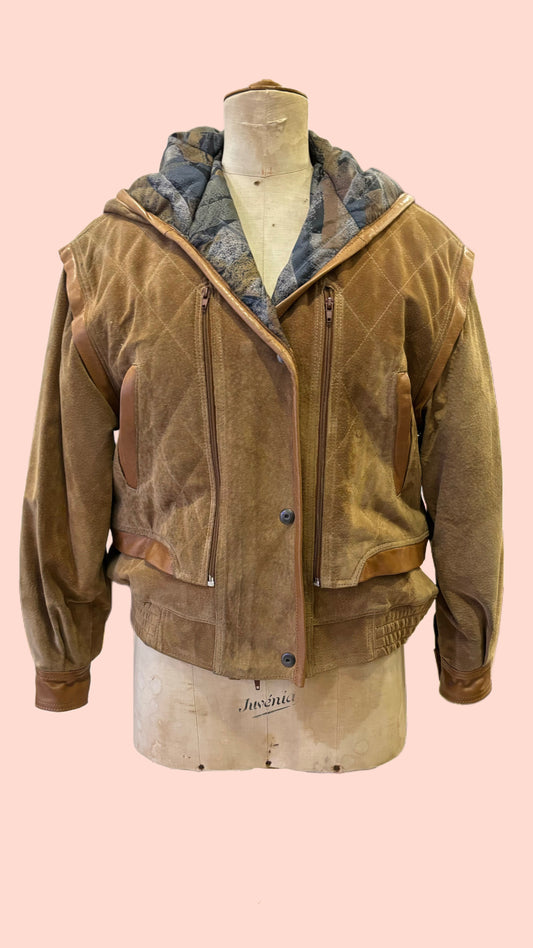 Chaqueta 80s Cuir