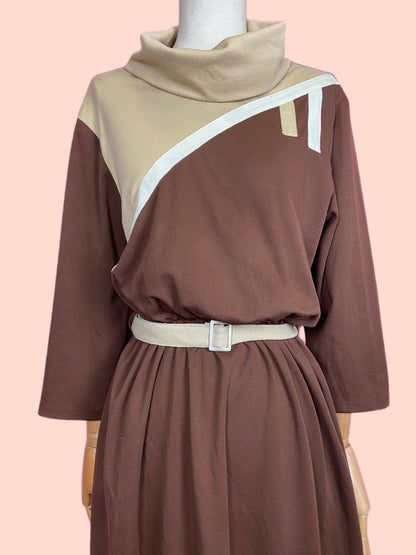 Vestido 80s Chocolat