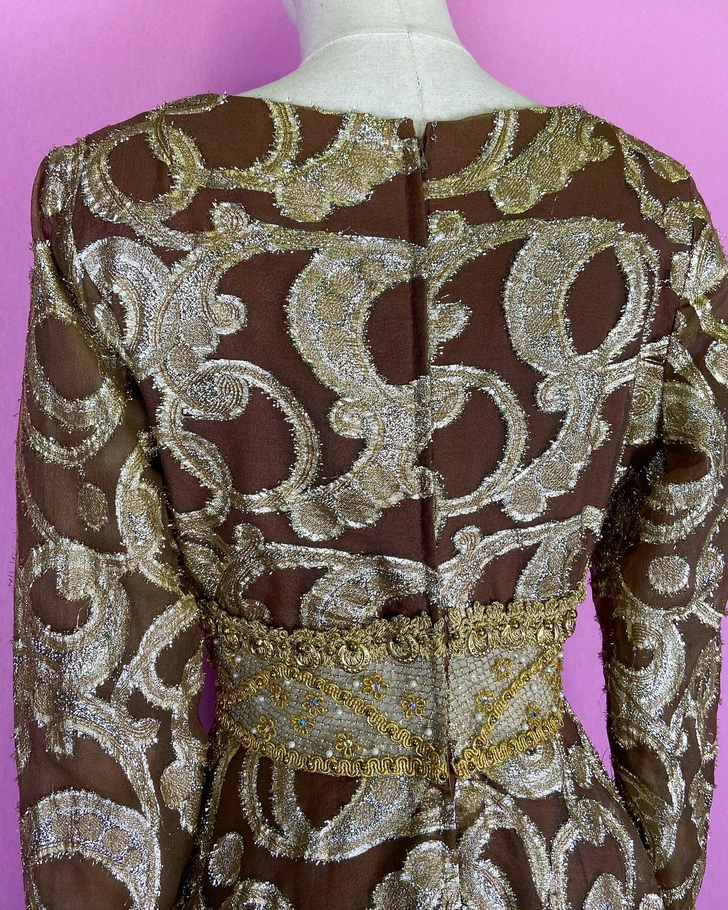 Vestido 60s Gold Tanger