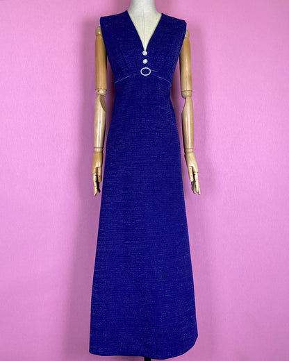 Vestido 60s Purple Diamond